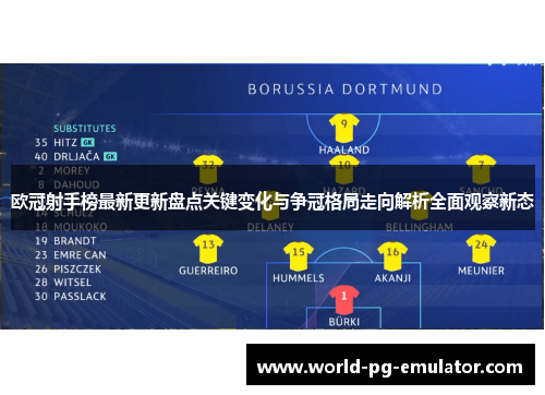 欧冠射手榜最新更新盘点关键变化与争冠格局走向解析全面观察新态